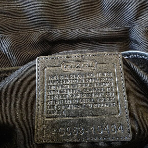 Coach 10484 Y2K Soho Black Signature Jacquard & Leather Studded Buckle Shoulder - Picture 3 of 16